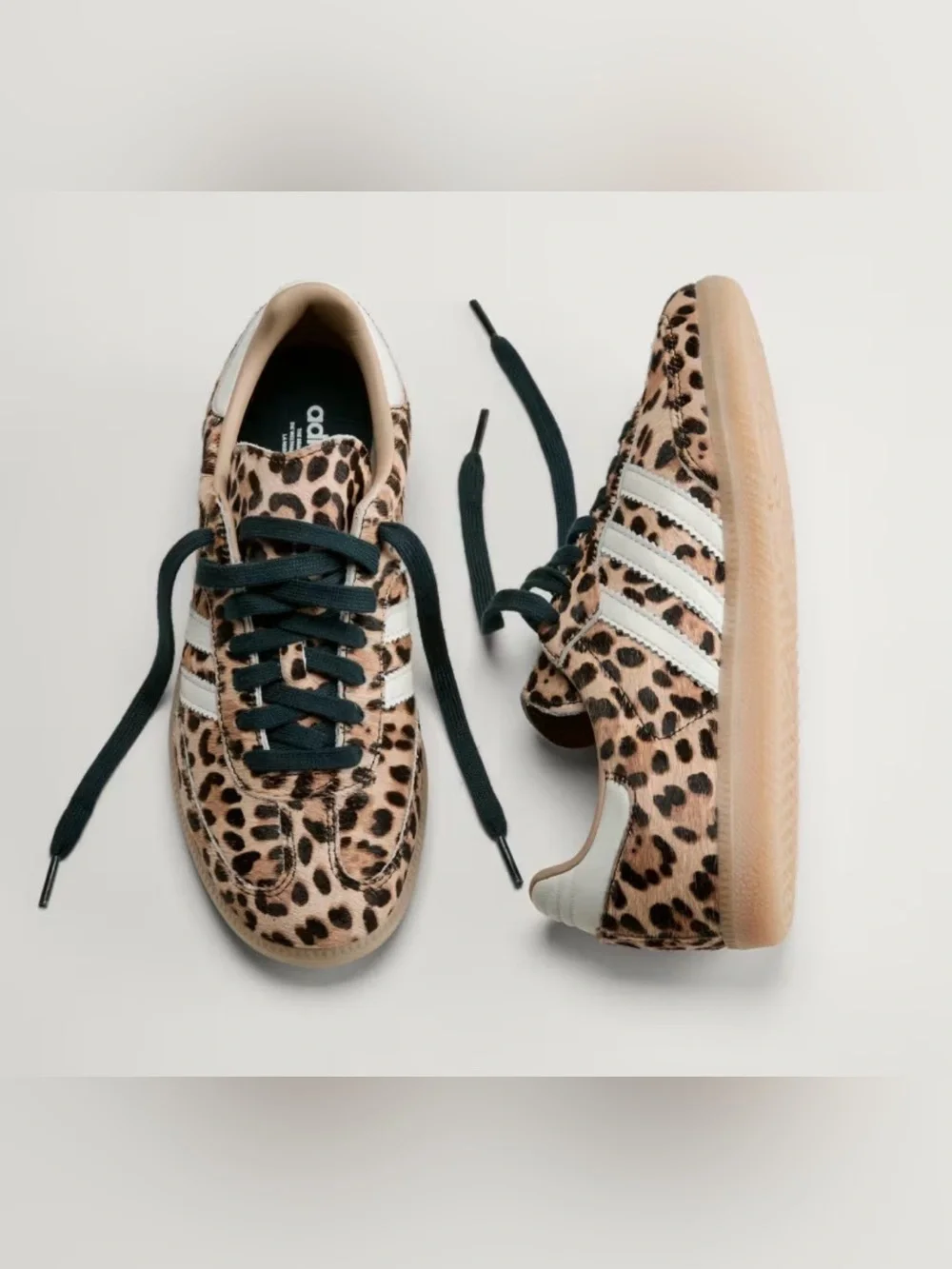 NIB [adidas] Samba OG Leopard Magic Beige Low-Top Sneakers Shoes Women's 10.5